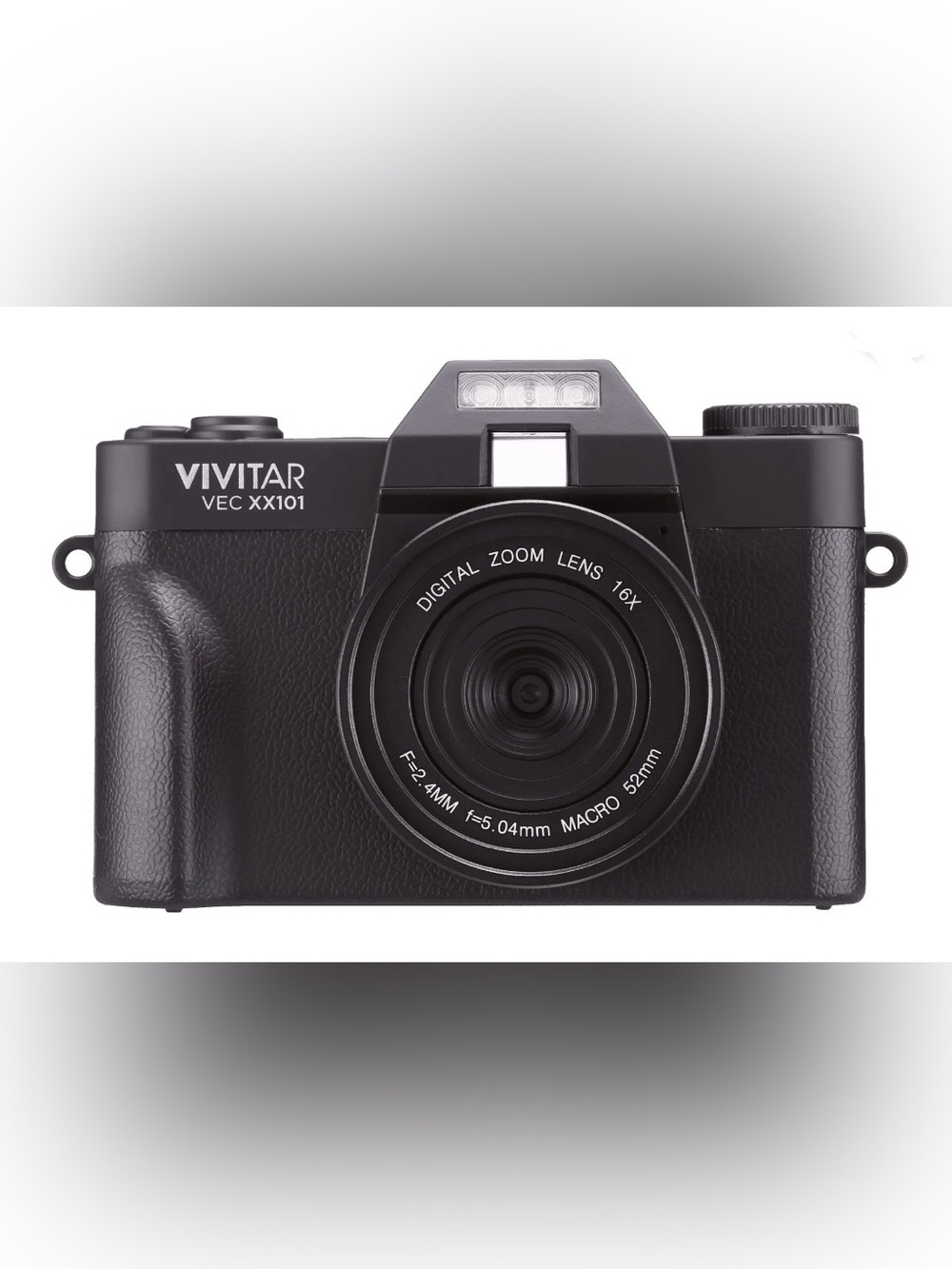 4K Digital Camera, 8x Digital Zoom, 3" LED Display, Bonus Macro Lens, SD Card